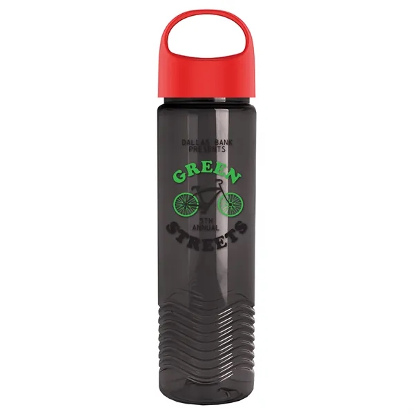 Wave - 24 oz Bottle -Ring Straw Lid... from ASI 40480 Koozie Group