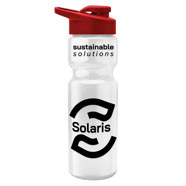 28 Oz Bottle w/ Drink Thru Lid made from Recycled rPET.... from ASI 40480 Koozie Group