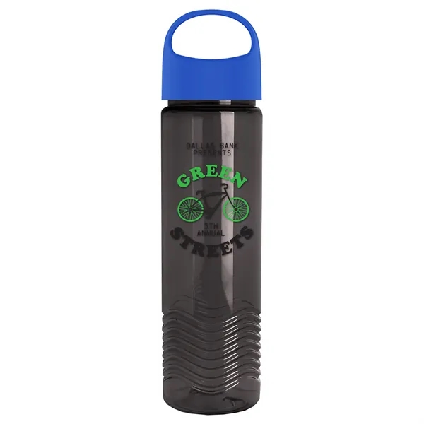 Wave - 24 oz Bottle -Ring Straw Lid... from ASI 40480 Koozie Group