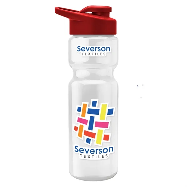 28 Oz Bottle w/ Drink Thru Lid made from Recycled rPET.... from ASI 40480 Koozie Group