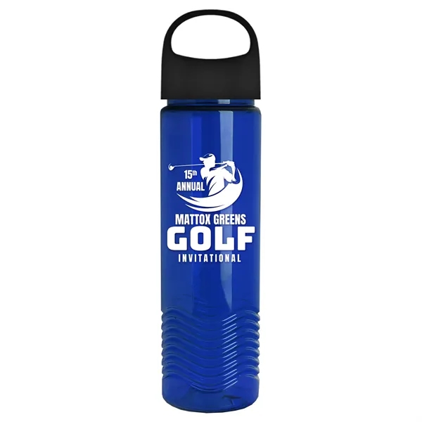 Wave - 24 oz Bottle -Ring Straw Lid... from ASI 40480 Koozie Group