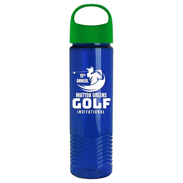Wave - 24 oz Bottle -Ring Straw Lid... from ASI 40480 Koozie Group