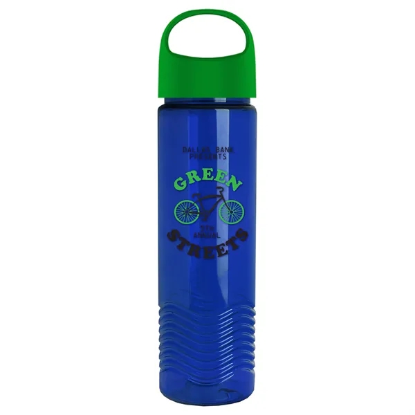 Wave - 24 oz Bottle -Ring Straw Lid... from ASI 40480 Koozie Group