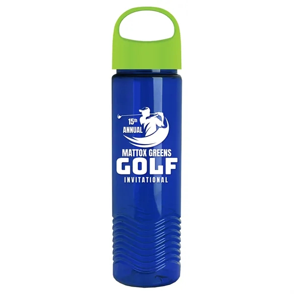 Wave - 24 oz Bottle -Ring Straw Lid... from ASI 40480 Koozie Group