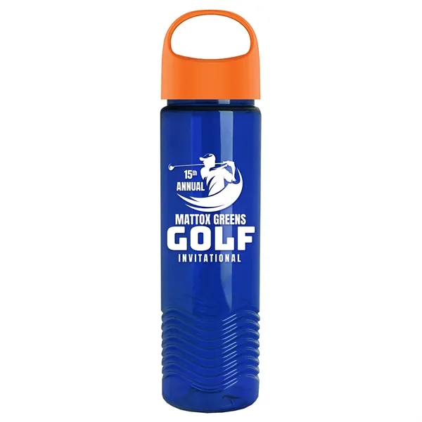 Wave - 24 oz Bottle -Ring Straw Lid... from ASI 40480 Koozie Group