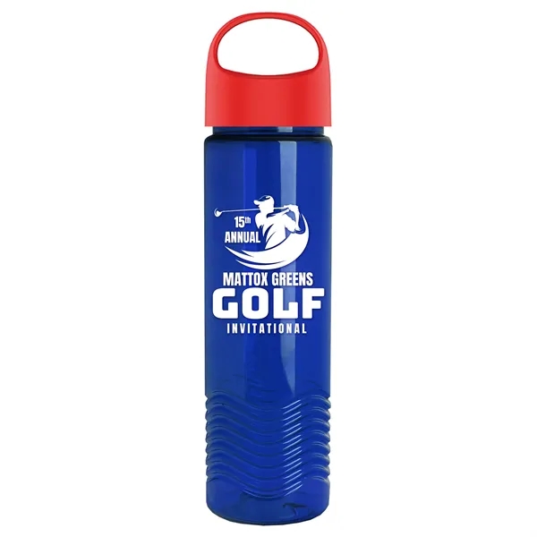 Wave - 24 oz Bottle -Ring Straw Lid... from ASI 40480 Koozie Group