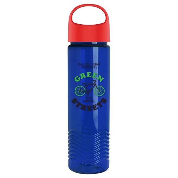 Wave - 24 oz Bottle -Ring Straw Lid... from ASI 40480 Koozie Group