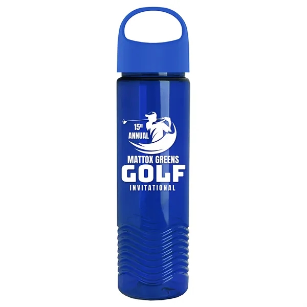 Wave - 24 oz Bottle -Ring Straw Lid... from ASI 40480 Koozie Group