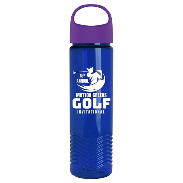 Wave - 24 oz Bottle -Ring Straw Lid... from ASI 40480 Koozie Group
