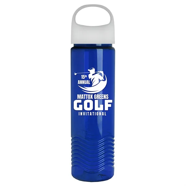 Wave - 24 oz Bottle -Ring Straw Lid... from ASI 40480 Koozie Group