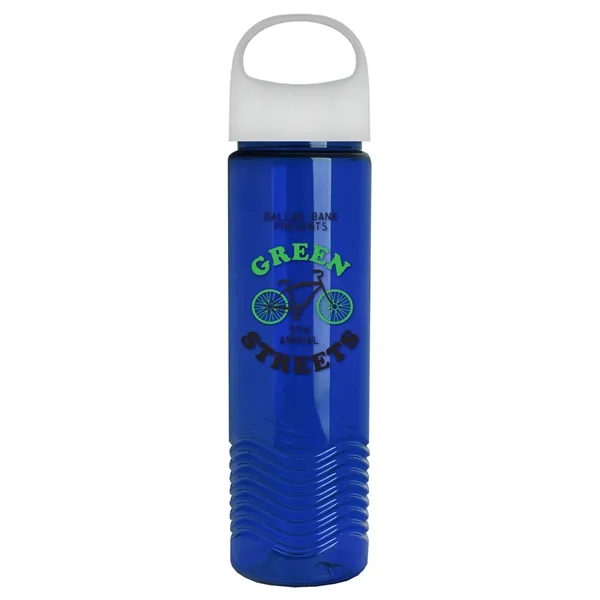 Wave - 24 oz Bottle -Ring Straw Lid... from ASI 40480 Koozie Group