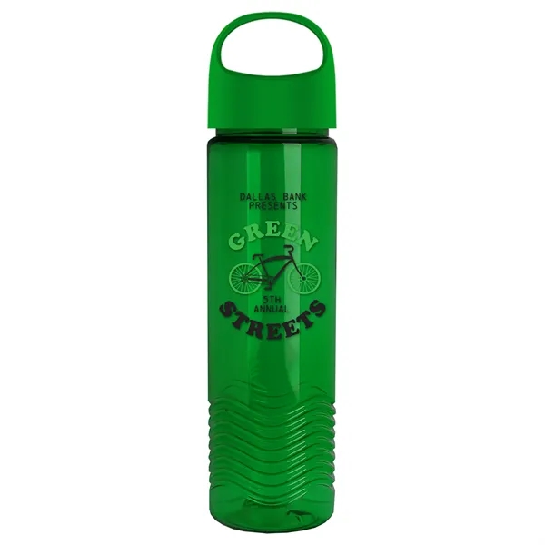 Wave - 24 oz Bottle -Ring Straw Lid... from ASI 40480 Koozie Group