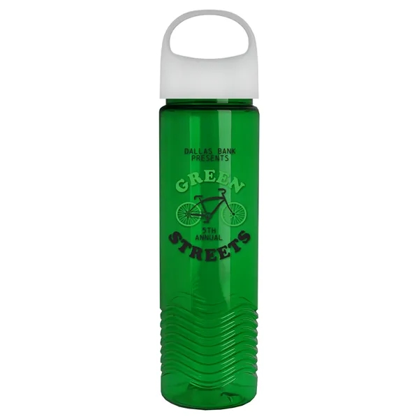 Wave - 24 oz Bottle -Ring Straw Lid... from ASI 40480 Koozie Group