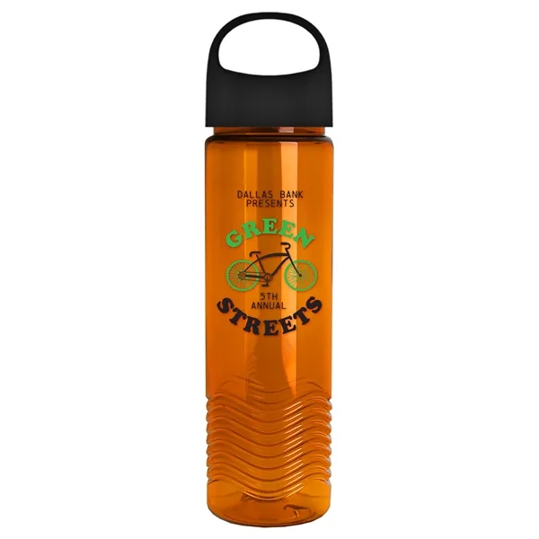 Wave - 24 oz Bottle -Ring Straw Lid... from ASI 40480 Koozie Group
