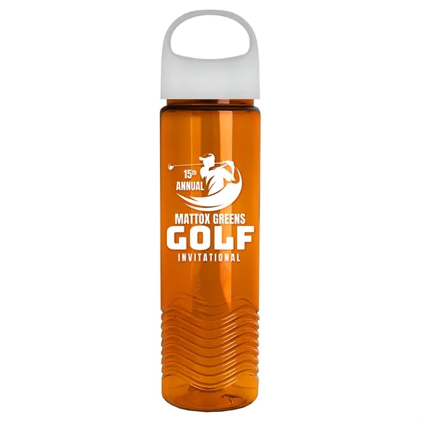 Wave - 24 oz Bottle -Ring Straw Lid... from ASI 40480 Koozie Group