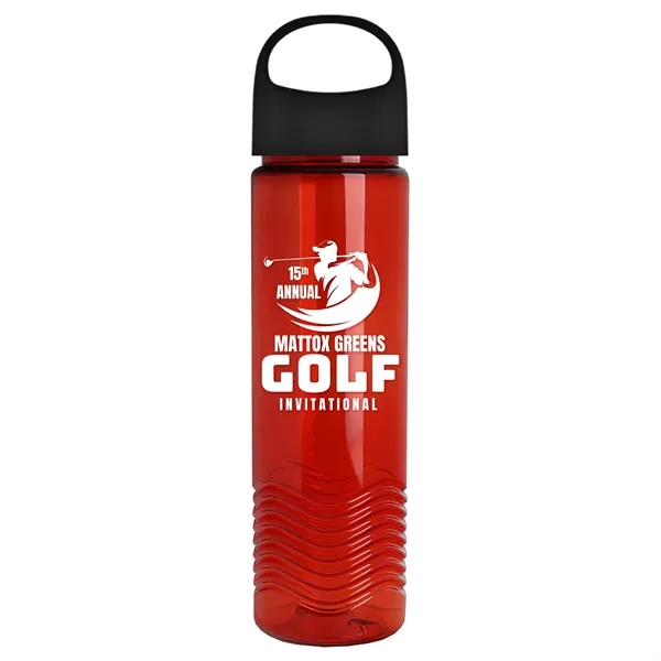 Wave - 24 oz Bottle -Ring Straw Lid... from ASI 40480 Koozie Group