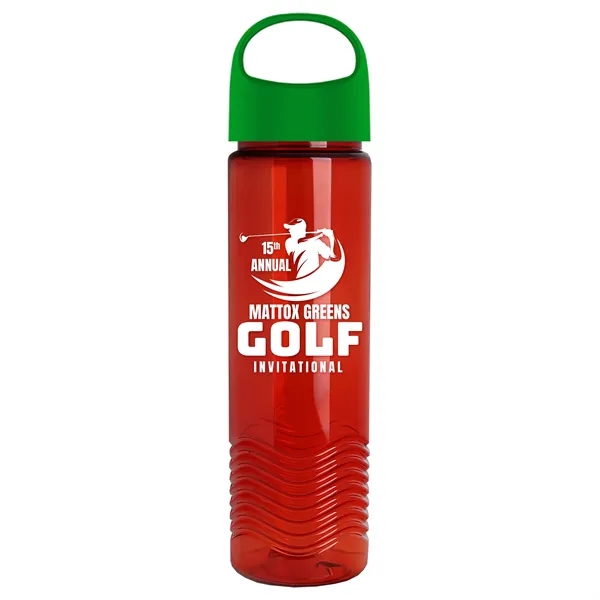 Wave - 24 oz Bottle -Ring Straw Lid... from ASI 40480 Koozie Group