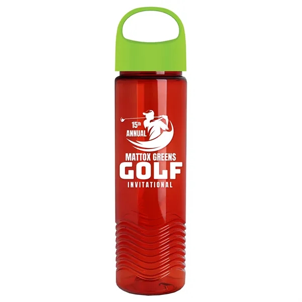 Wave - 24 oz Bottle -Ring Straw Lid... from ASI 40480 Koozie Group