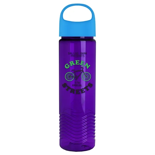 Wave - 24 oz Bottle -Ring Straw Lid... from ASI 40480 Koozie Group