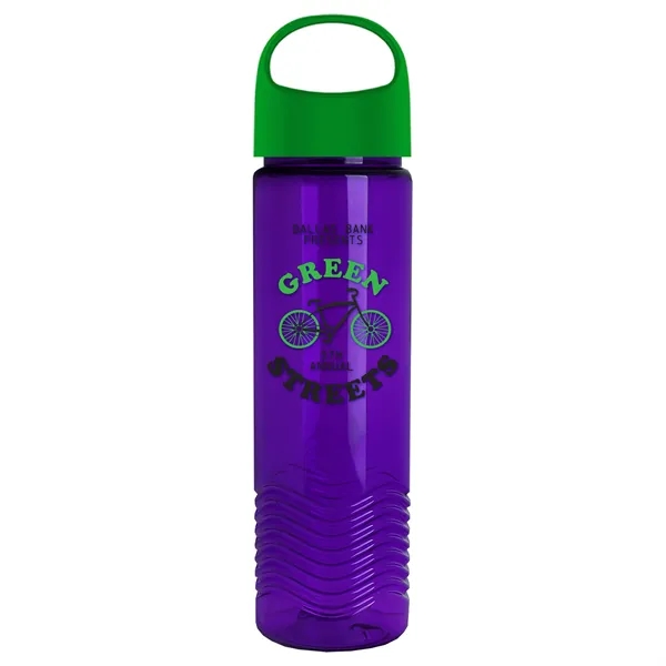 Wave - 24 oz Bottle -Ring Straw Lid... from ASI 40480 Koozie Group