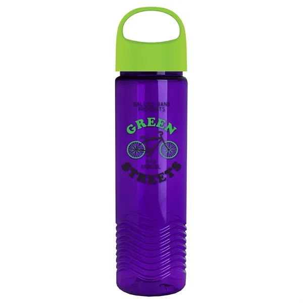 Wave - 24 oz Bottle -Ring Straw Lid... from ASI 40480 Koozie Group