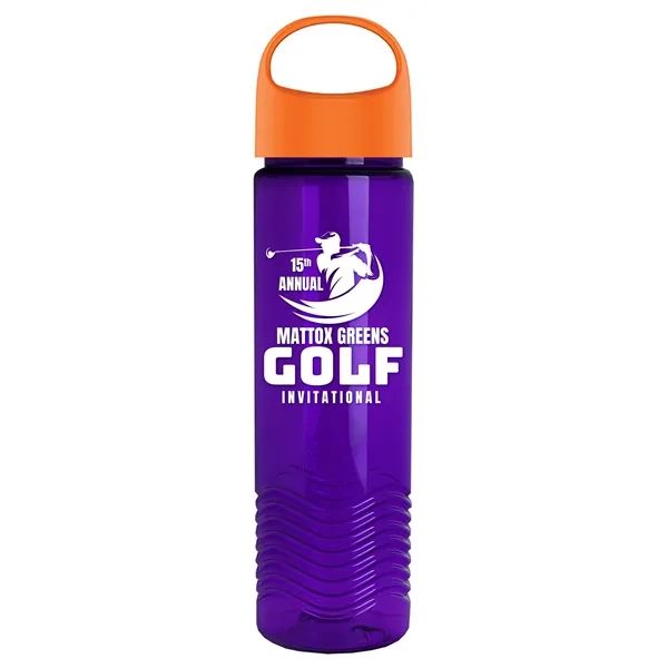 Wave - 24 oz Bottle -Ring Straw Lid... from ASI 40480 Koozie Group