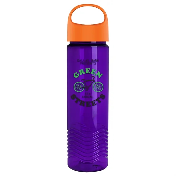 Wave - 24 oz Bottle -Ring Straw Lid... from ASI 40480 Koozie Group