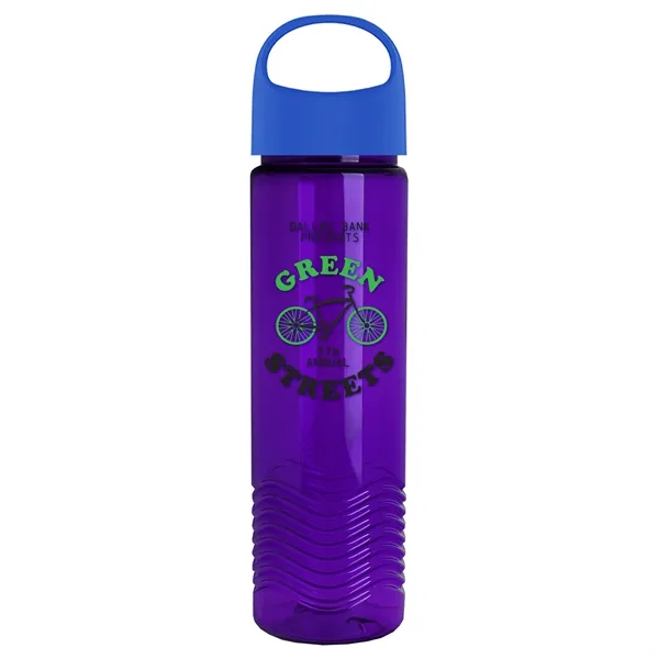 Wave - 24 oz Bottle -Ring Straw Lid... from ASI 40480 Koozie Group