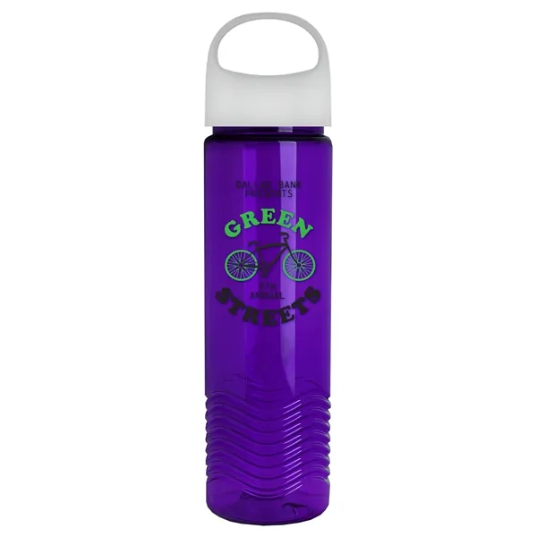Wave - 24 oz Bottle -Ring Straw Lid... from ASI 40480 Koozie Group