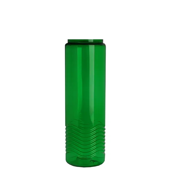 Wave - 24 oz Bottle -Ring Straw Lid... from ASI 40480 Koozie Group