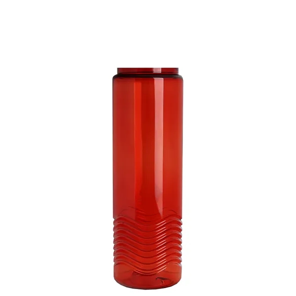 Wave - 24 oz Bottle -Ring Straw Lid... from ASI 40480 Koozie Group