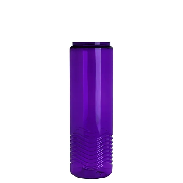 Wave - 24 oz Bottle -Ring Straw Lid... from ASI 40480 Koozie Group