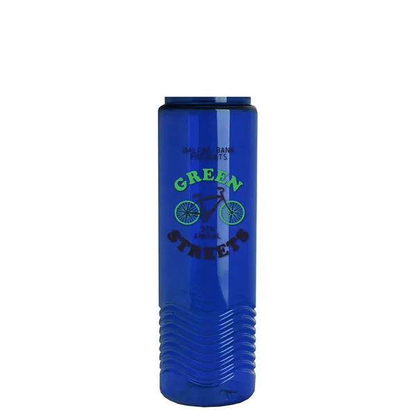 Wave - 24 oz Bottle -Ring Straw Lid... from ASI 40480 Koozie Group