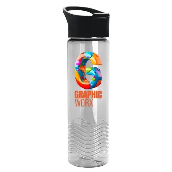 24oz Wave Bottle - Pop-Up Sip Lid... from ASI 40480 Koozie Group