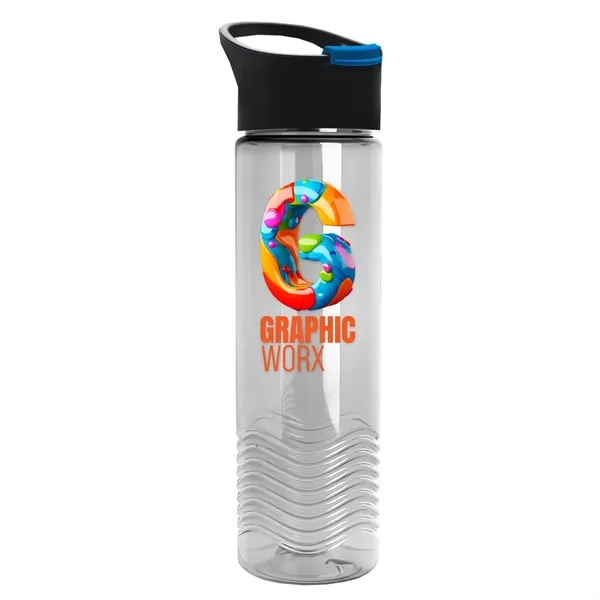 24oz Wave Bottle - Pop-Up Sip Lid... from ASI 40480 Koozie Group