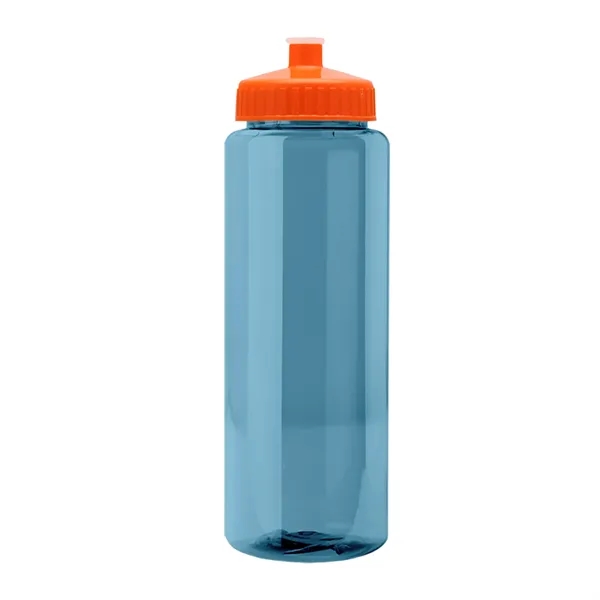 32 oz Transparent Sports Bottles with Push Pull Lid.... from ASI 40480 Koozie Group