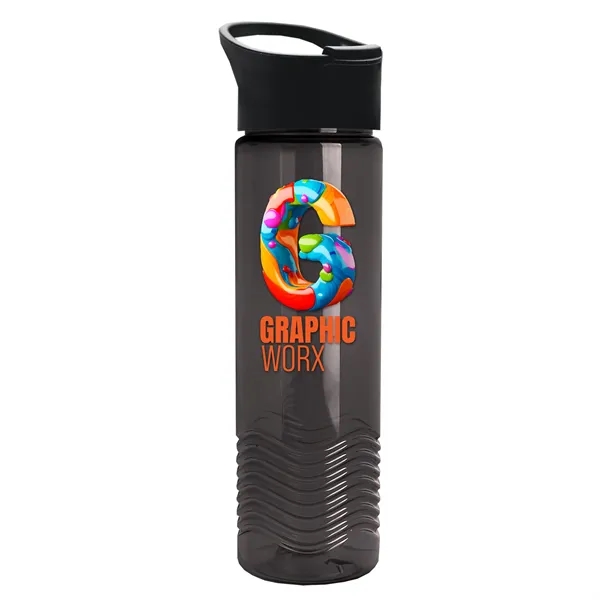 24oz Wave Bottle - Pop-Up Sip Lid... from ASI 40480 Koozie Group