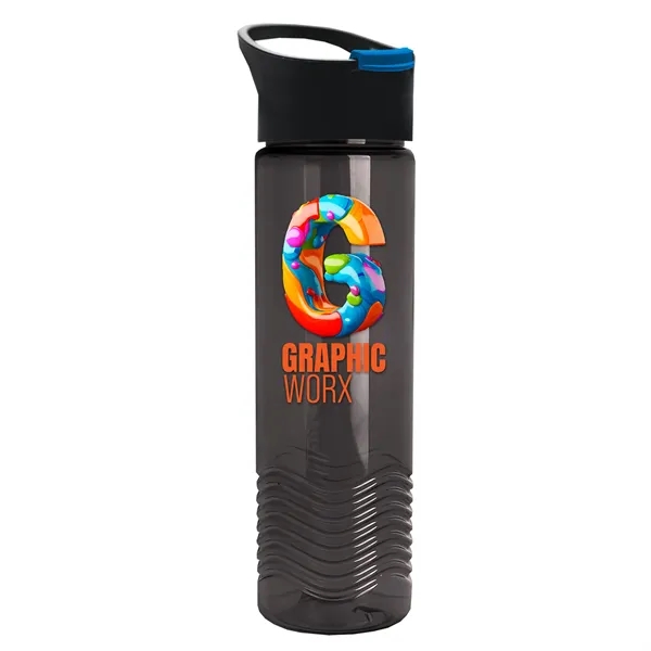 24oz Wave Bottle - Pop-Up Sip Lid... from ASI 40480 Koozie Group