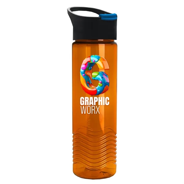 24oz Wave Bottle - Pop-Up Sip Lid... from ASI 40480 Koozie Group