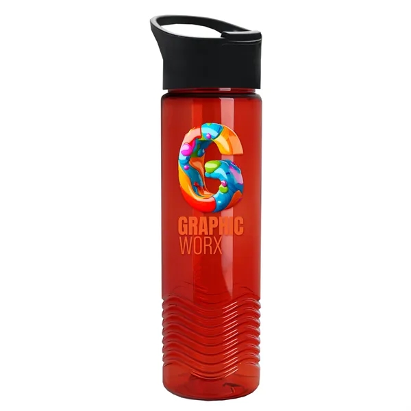 24oz Wave Bottle - Pop-Up Sip Lid... from ASI 40480 Koozie Group