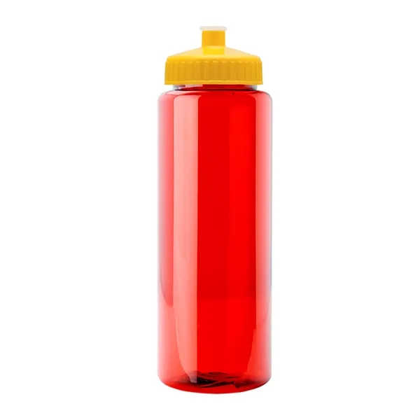 32 oz Transparent Sports Bottles with Push Pull Lid.... from ASI 40480 Koozie Group