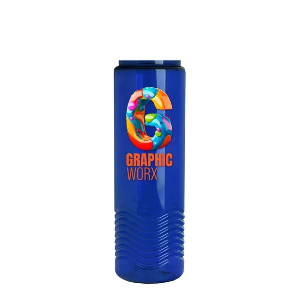 24oz Wave Bottle - Pop-Up Sip Lid... from ASI 40480 Koozie Group