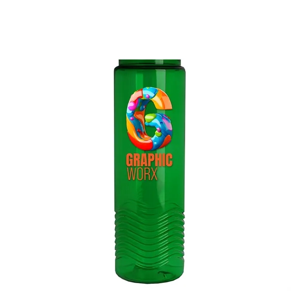 24oz Wave Bottle - Pop-Up Sip Lid... from ASI 40480 Koozie Group