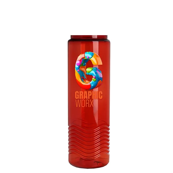 24oz Wave Bottle - Pop-Up Sip Lid... from ASI 40480 Koozie Group