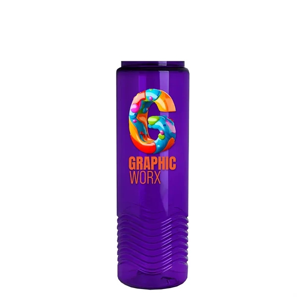 24oz Wave Bottle - Pop-Up Sip Lid... from ASI 40480 Koozie Group