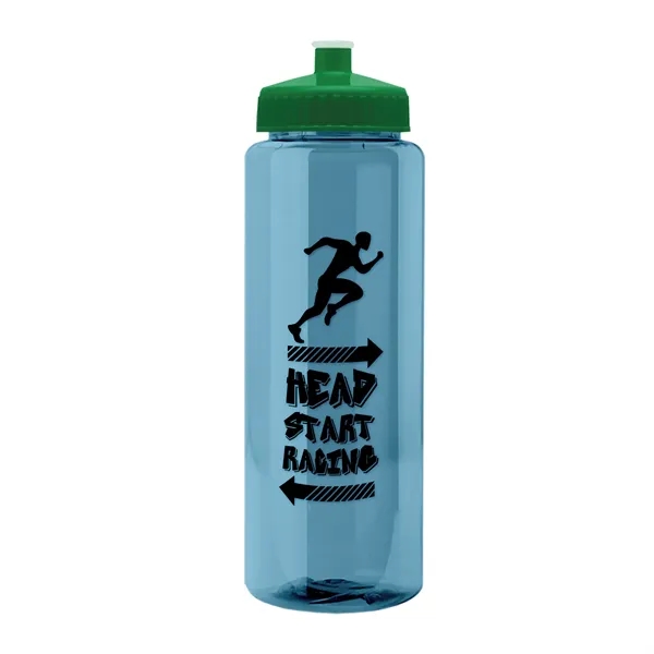 32 oz Transparent Sports Bottles with Push Pull Lid.... from ASI 40480 Koozie Group