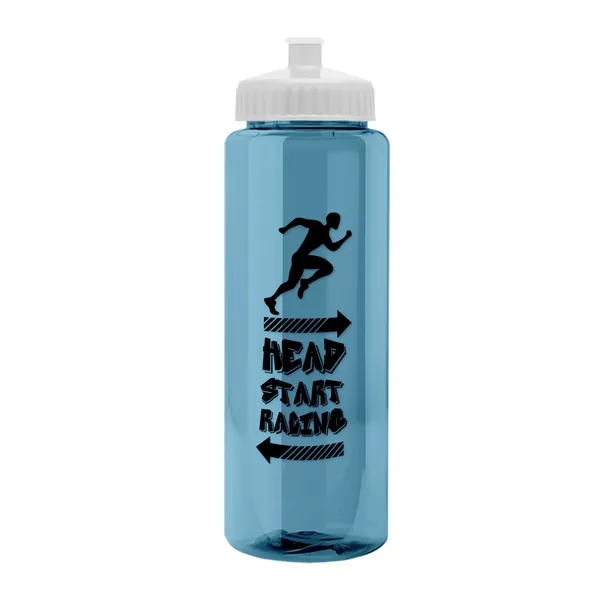 32 oz Transparent Sports Bottles with Push Pull Lid.... from ASI 40480 Koozie Group