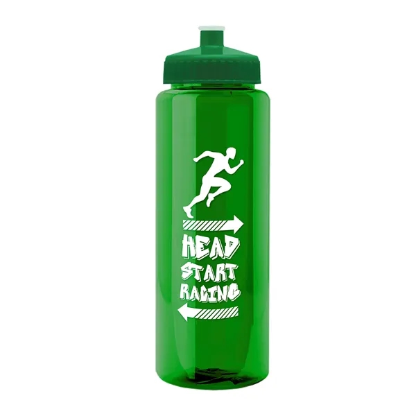 32 oz Transparent Sports Bottles with Push Pull Lid.... from ASI 40480 Koozie Group