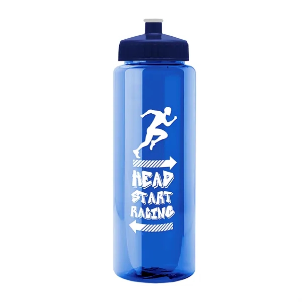32 oz Transparent Sports Bottles with Push Pull Lid.... from ASI 40480 Koozie Group