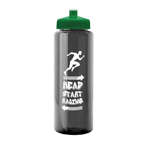 32 oz Transparent Sports Bottles with Push Pull Lid.... from ASI 40480 Koozie Group